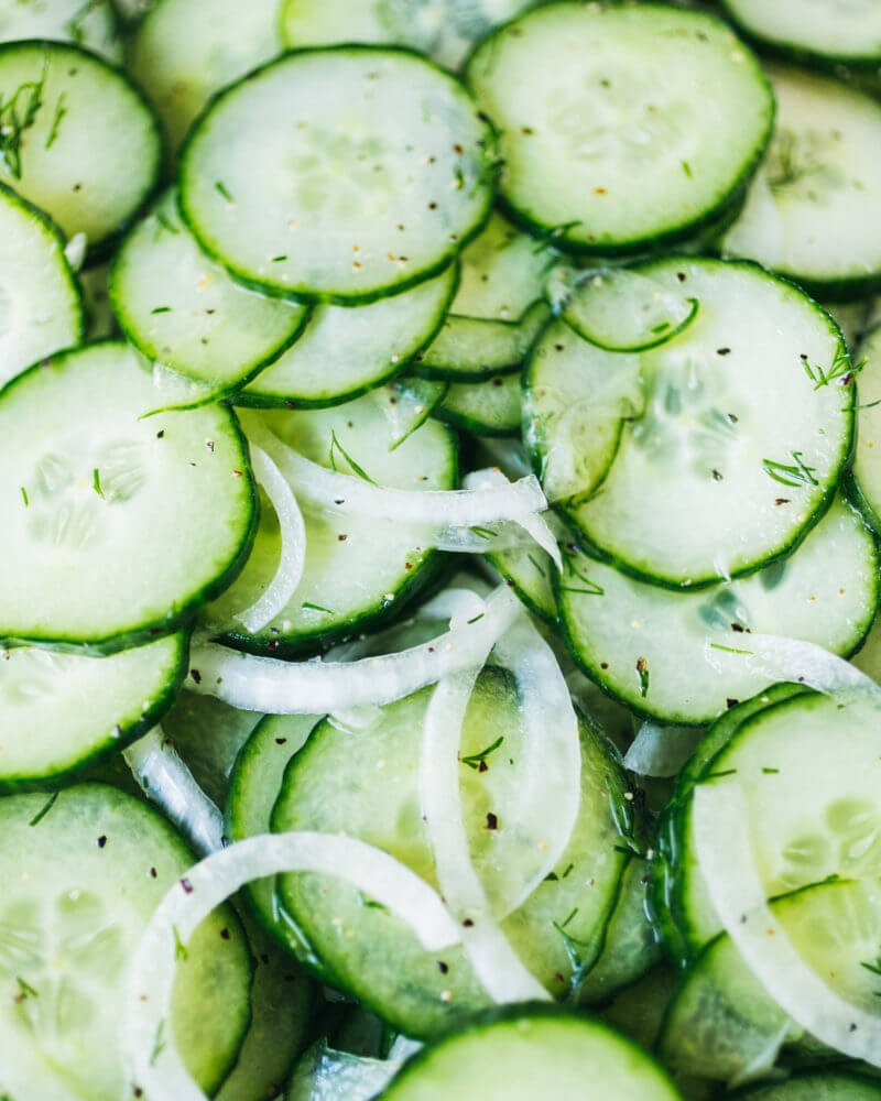 Pickled cucumber salad |  Pickled cucumber salad