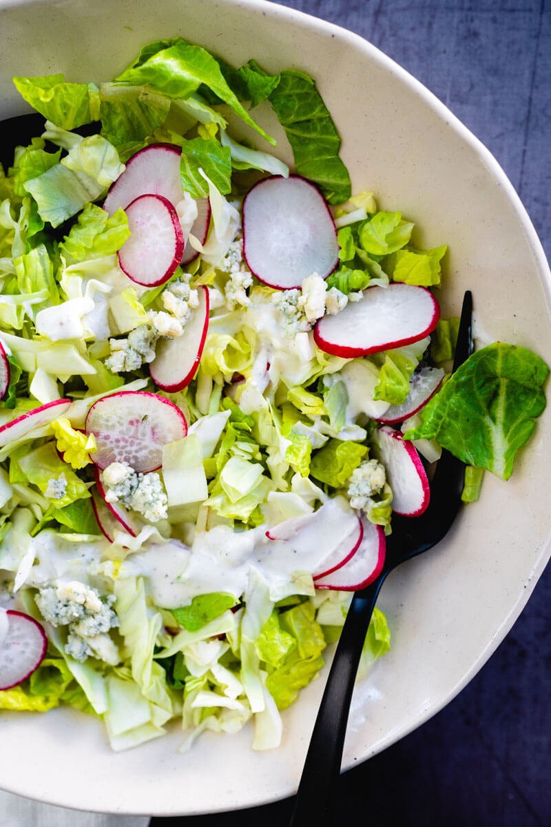 Chopped Salad Recipe |  Radish salad