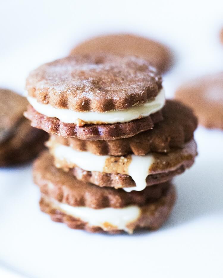 Ginger Sandwich Cookies |  Maple Cream Cookies