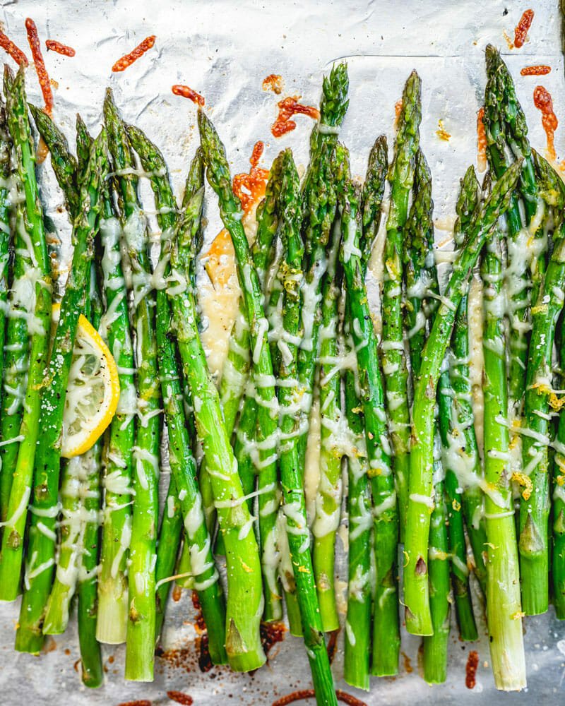 Asparagus in the oven 