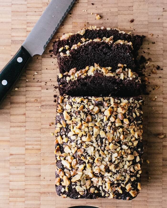 Banana Chocolate Bread |  A couple is cooking