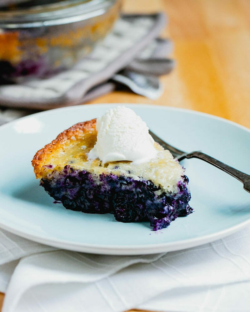 Easy blueberry pie