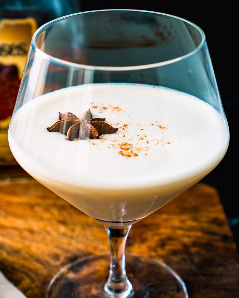 Bourbon and milk punch