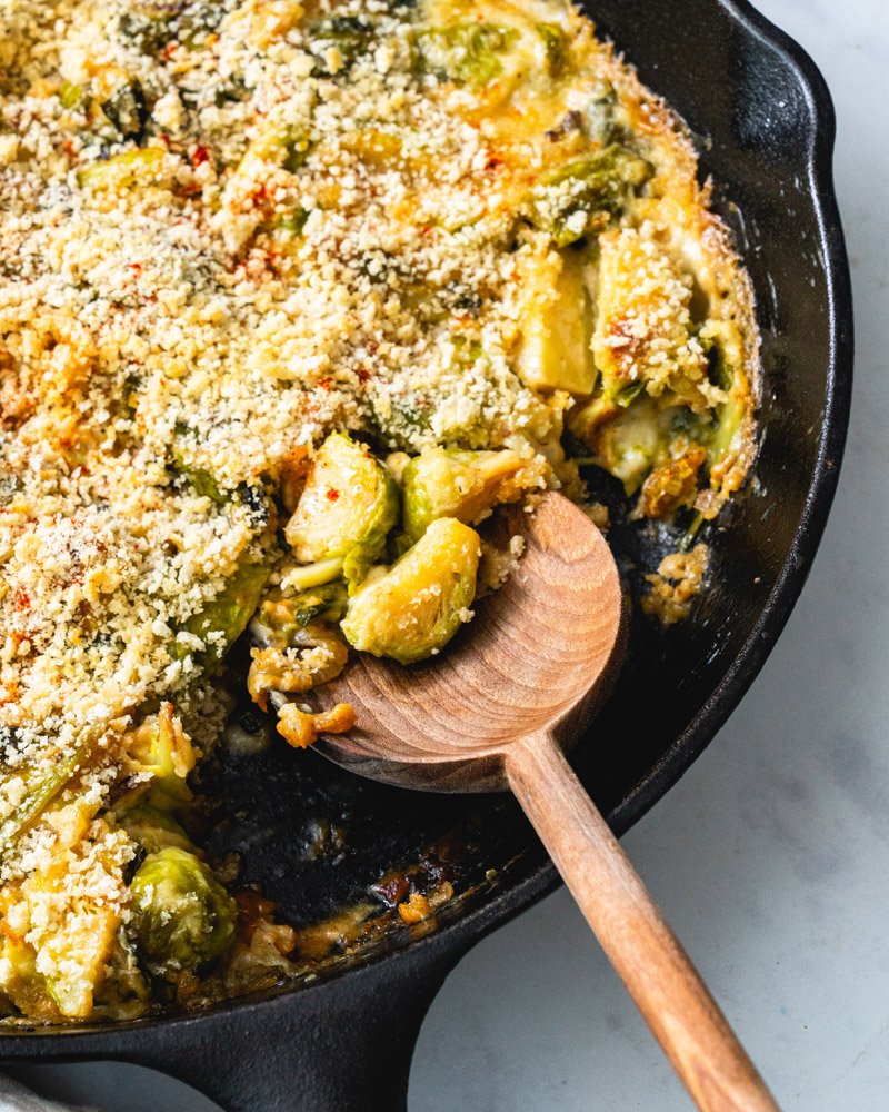Brussels sprouts casserole