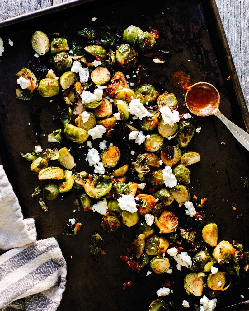 Crunchy Brussels sprouts with goat cheese |  How to make crispy Brussels sprouts