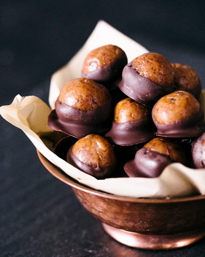 Horse Chestnut Meatballs Recipe |  Peanut Butter Horse Chestnuts |  Healthy Chocolate Peanut Butter Balls