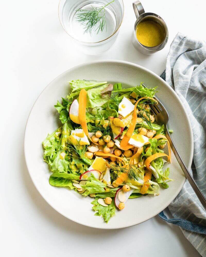 Californian Salad with Avocado Oil Dressing |  A couple is cooking