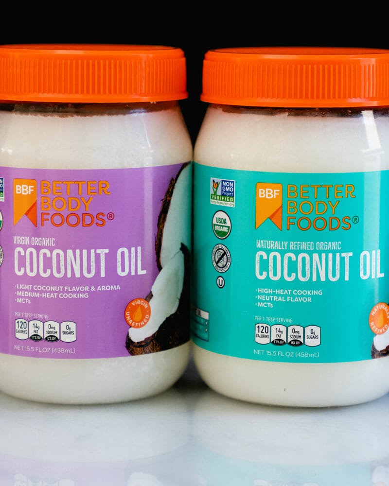 refined vs. unrefined coconut oil