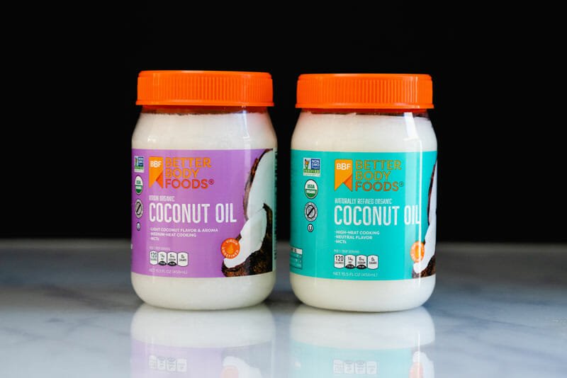 Refined vs. unrefined coconut oil