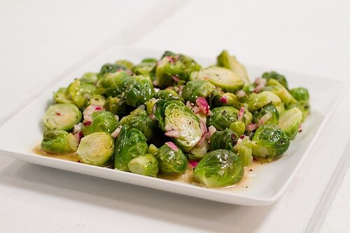marinated Brussels sprouts