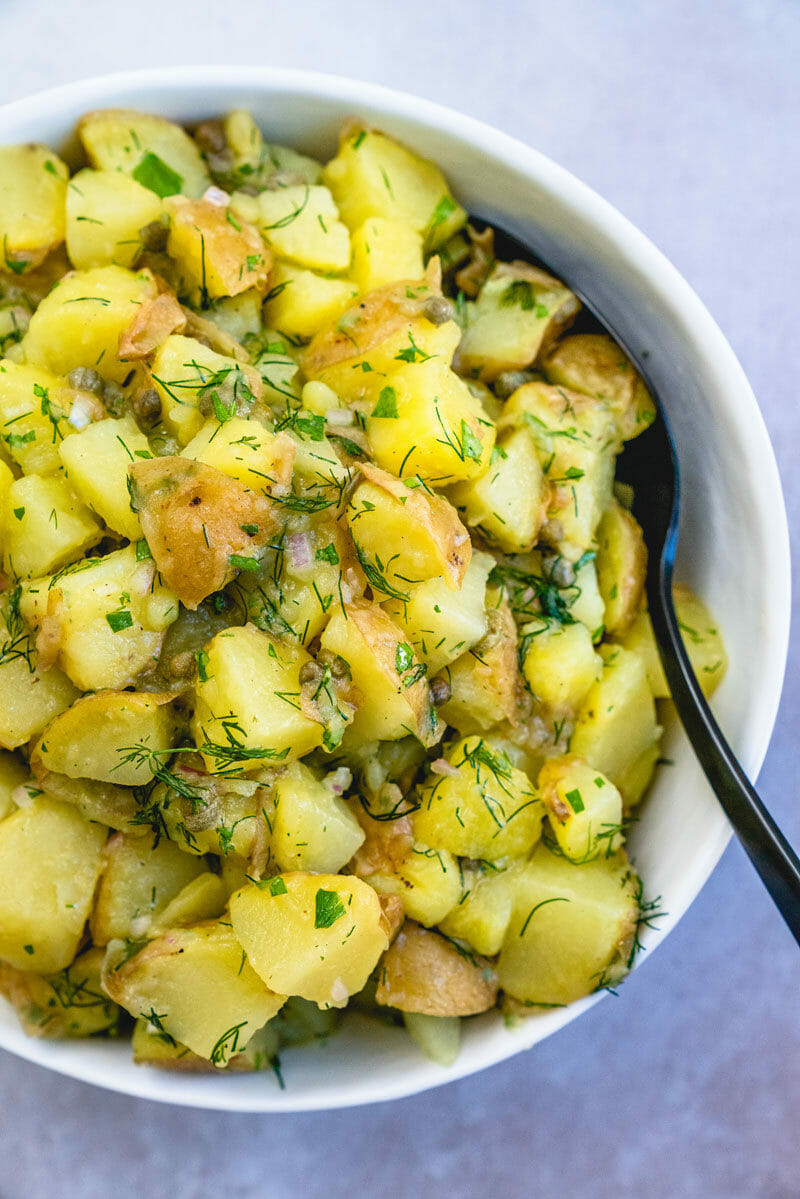 Potato salad with dill