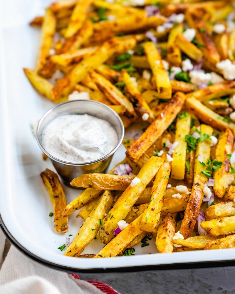 How to make Greek fries