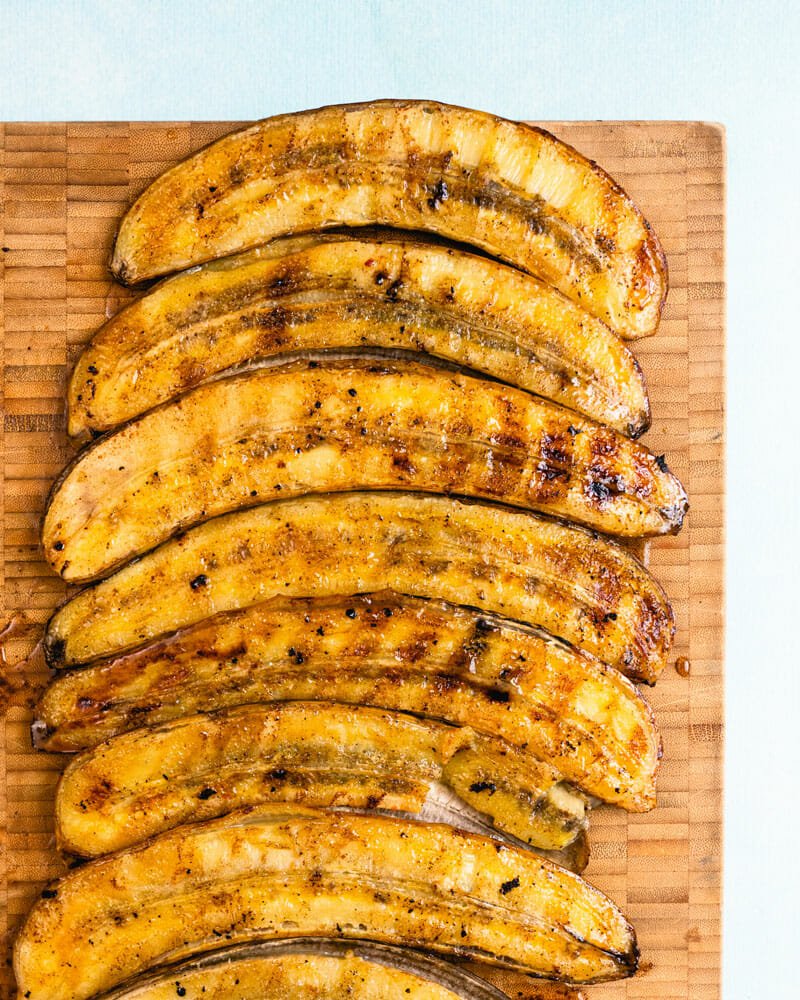 How to grill bananas
