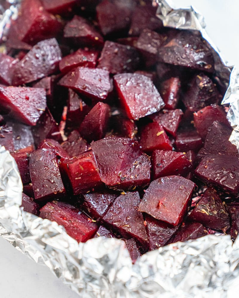 Grilled beets