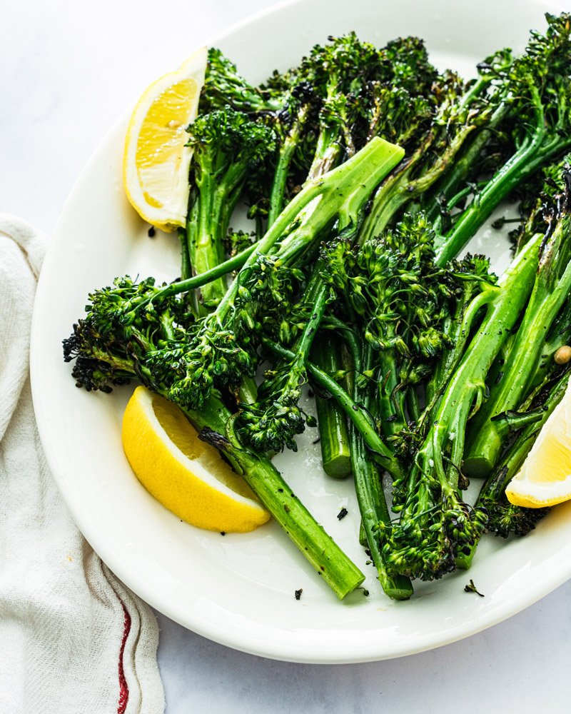 Grilled broccoli