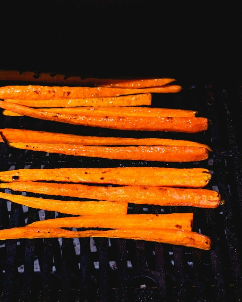 How to grill carrots