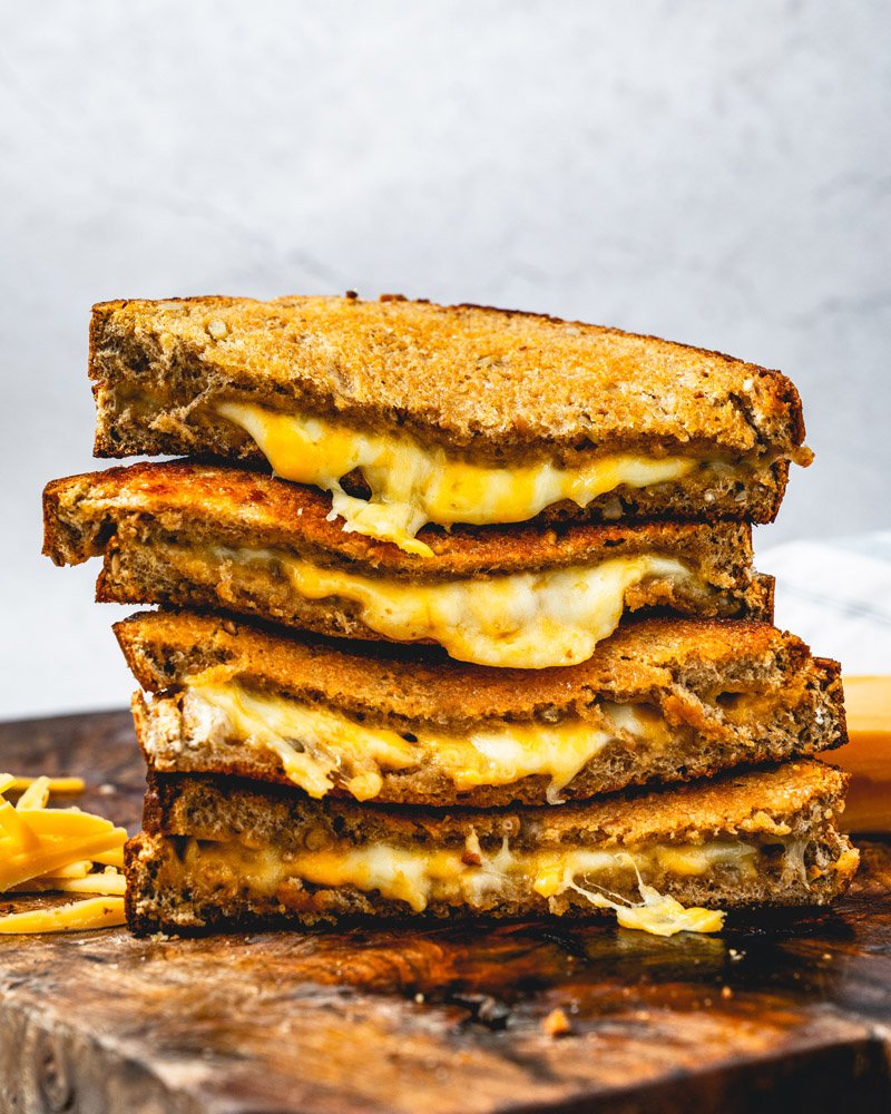 Grilled cheese in the oven