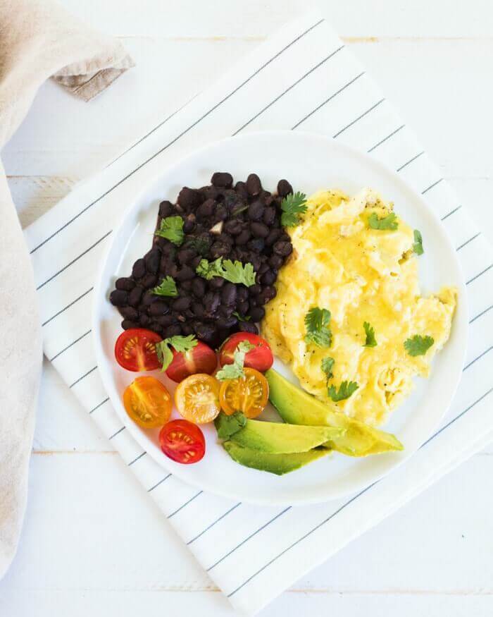 eggs and beans 