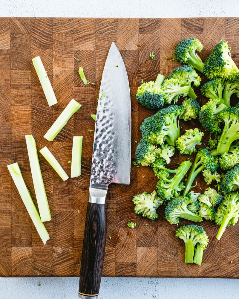 How to cut broccoli