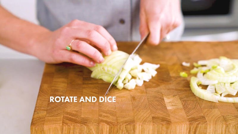 How to cut fennel |  Spin and roll