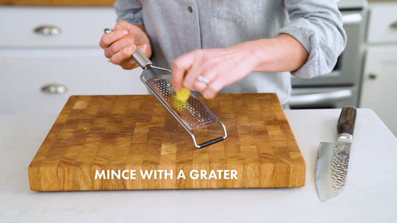 How to cut ginger |  Chop with a grater