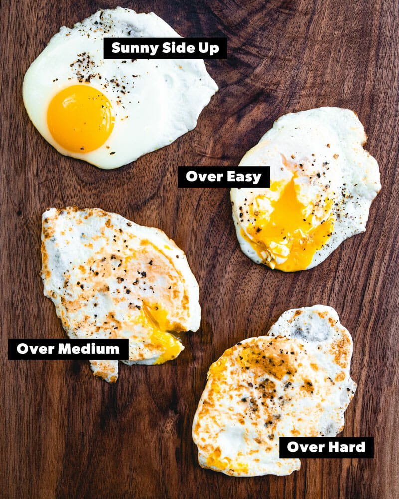 How to cook on medium-sized eggs