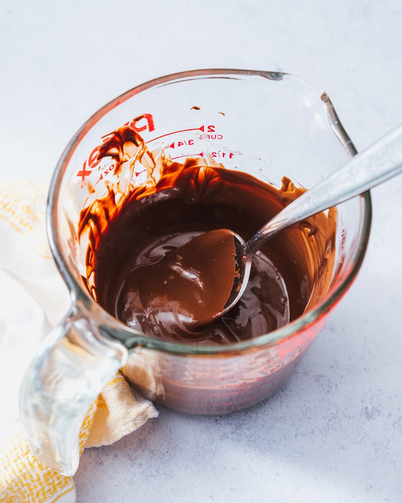 Melt chocolate in the microwave