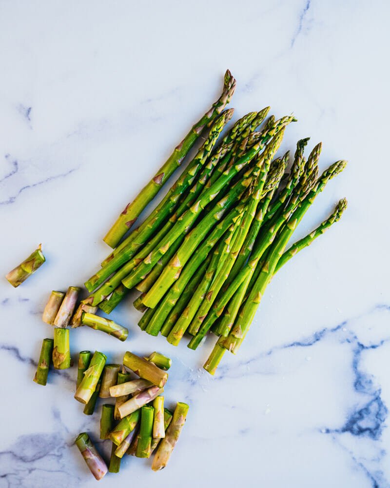 How to cut asparagus