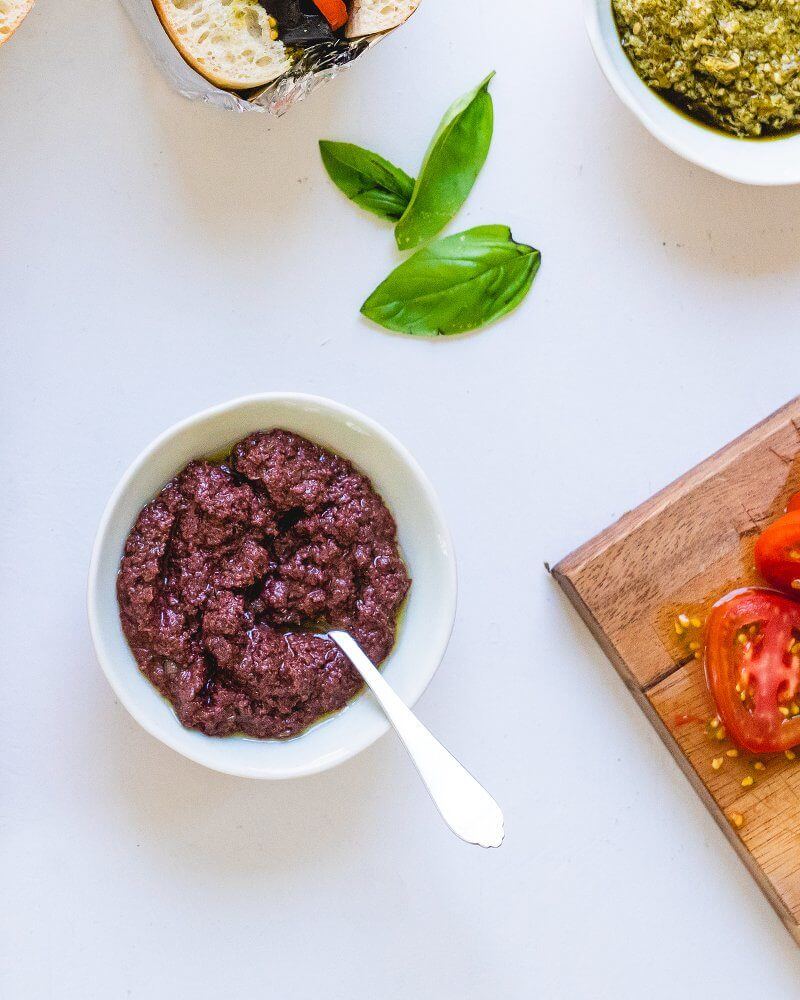 Kalamata Olive Spread |  A couple is cooking