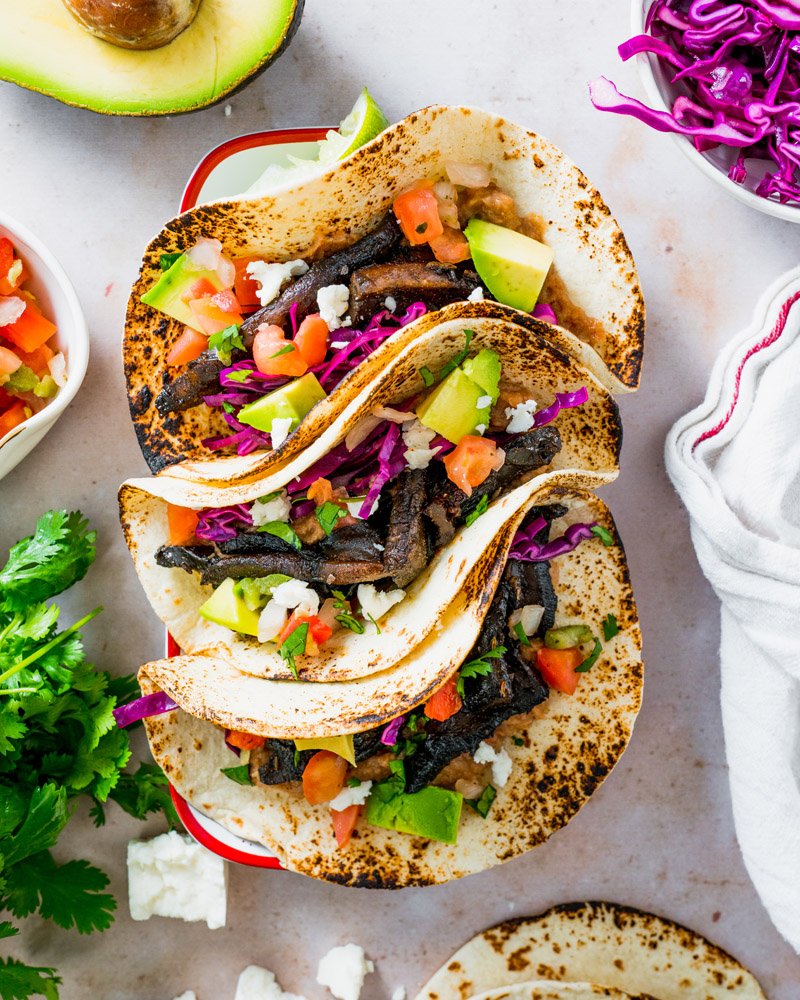 Mushroom tacos recipe
