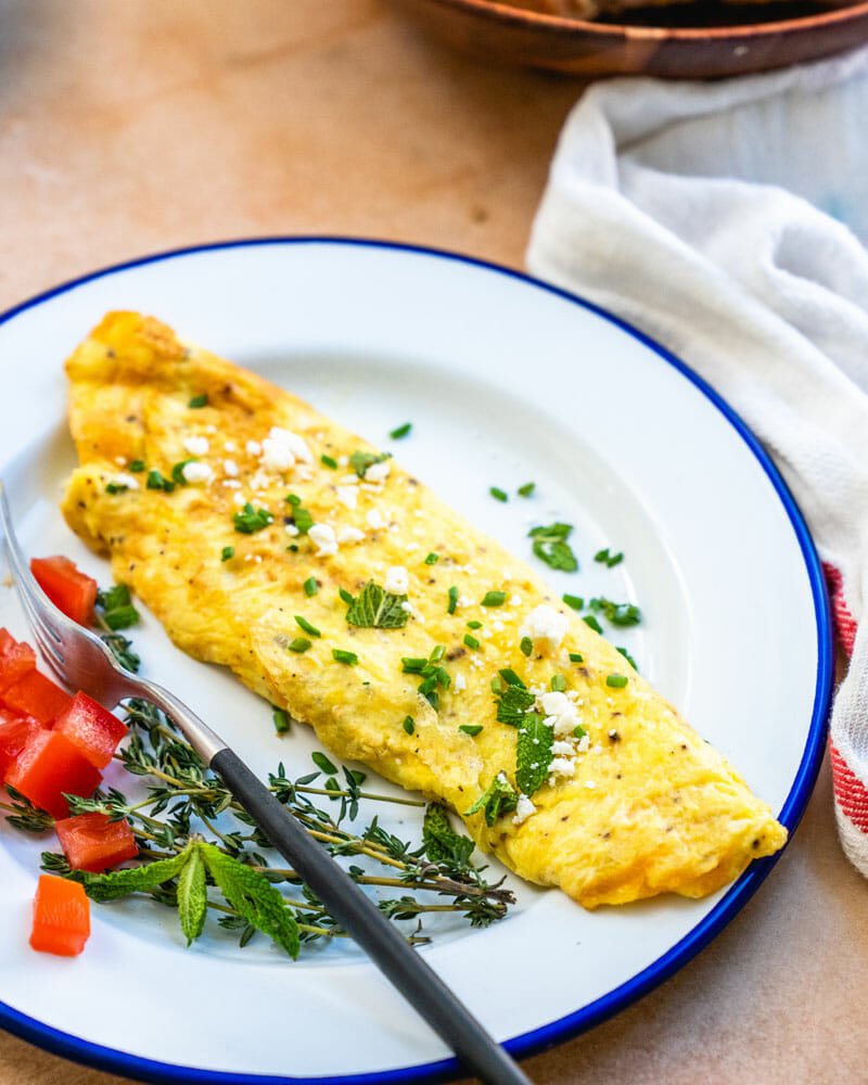 Recipe for omelet