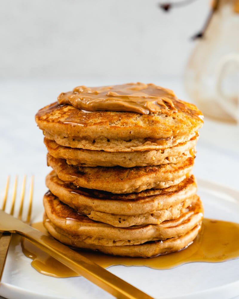 Recipe for pancakes with peanut butter