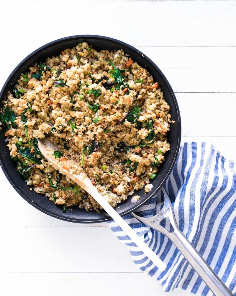 Best fried rice with quinoa