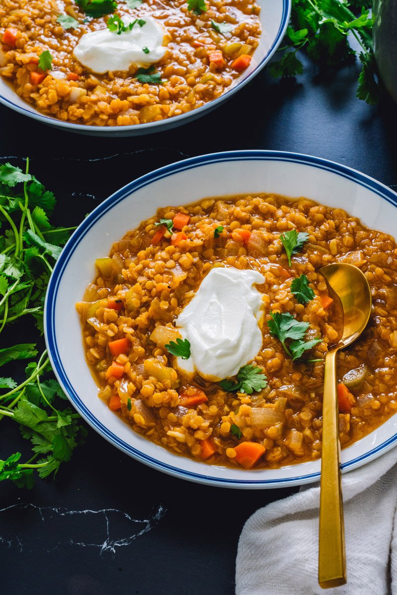 Red lentil soup recipe