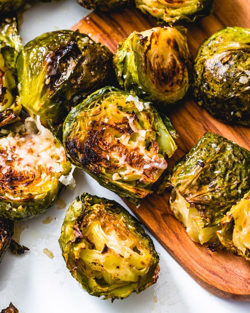 Brussels sprouts with parmesan