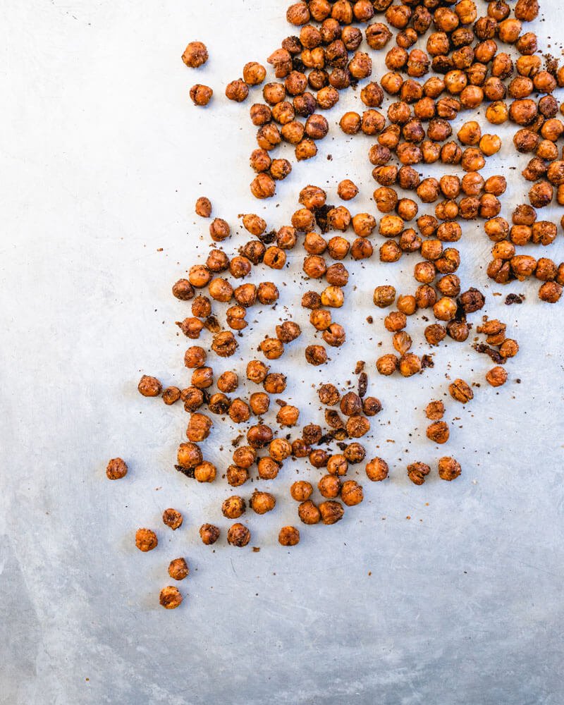 Grilled chickpeas