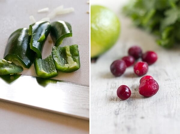 Jalapeno pepper and cranberries