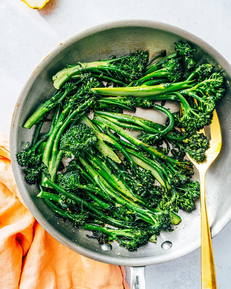 Fried broccoli