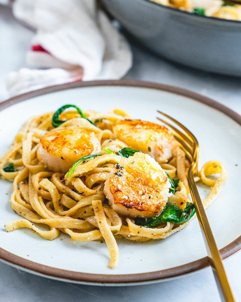 How to make scallop pasta