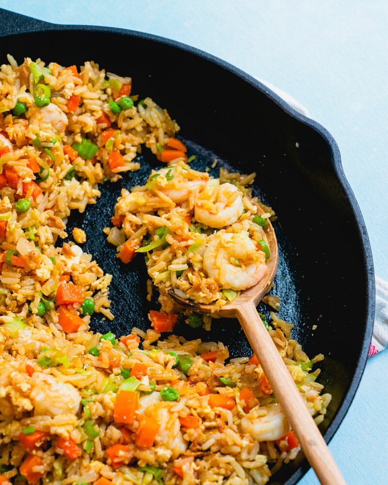 fried rice with shrimp