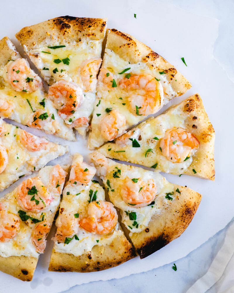 Shrimp pizza recipe