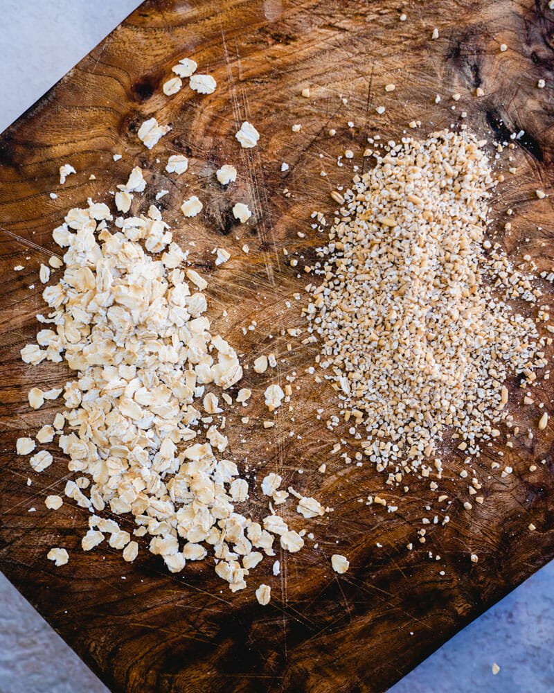 Steel cut oats vs. rolled oats