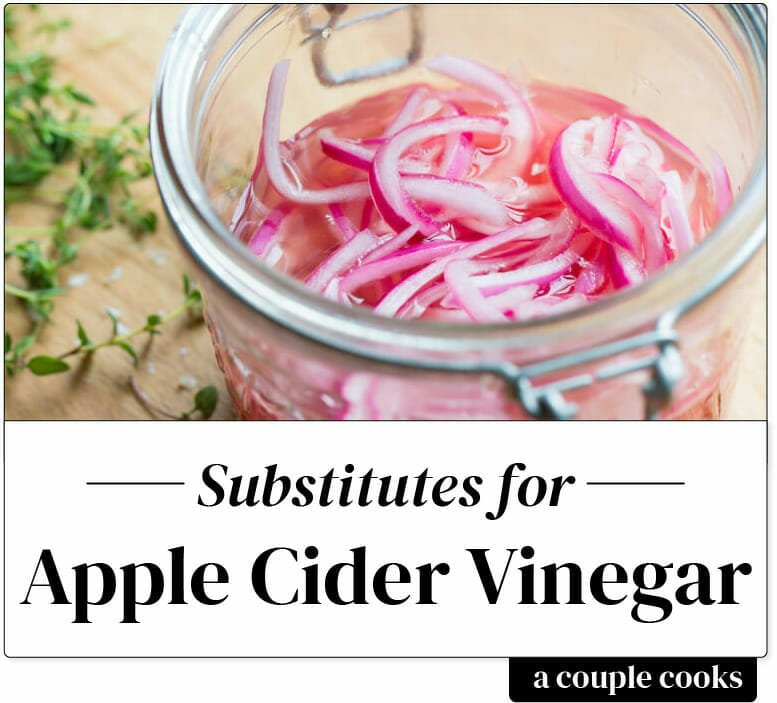 Substitute for apple cider vinegar