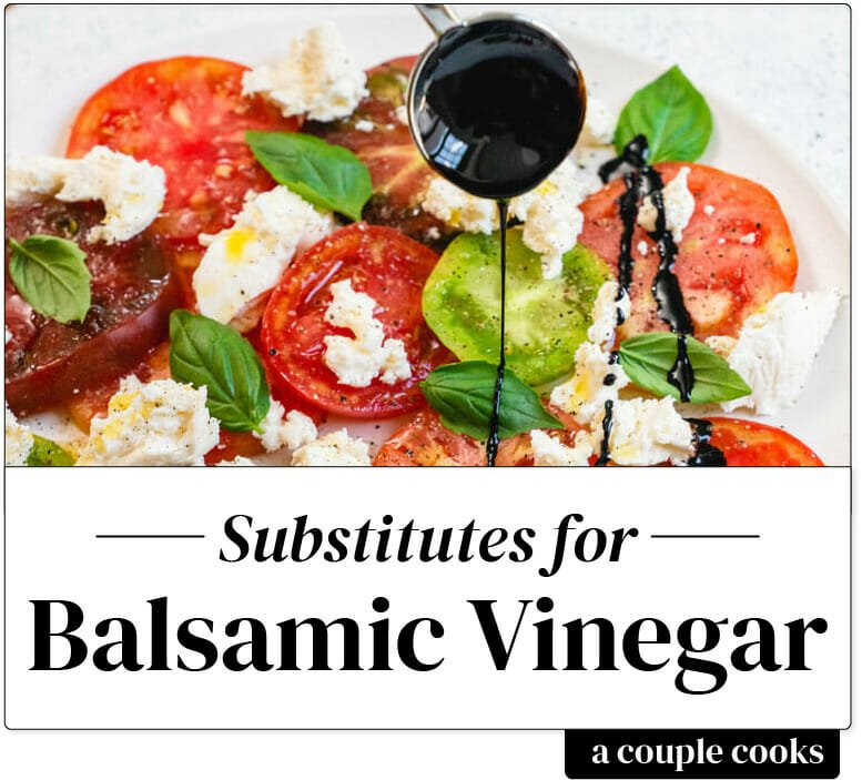 Substitute for balsamic vinegar