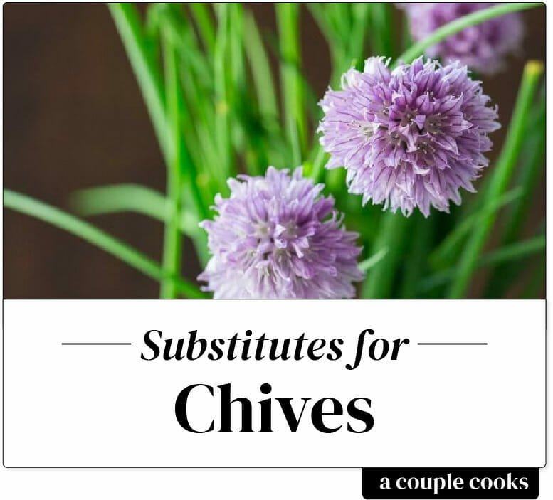 Substitute for chives