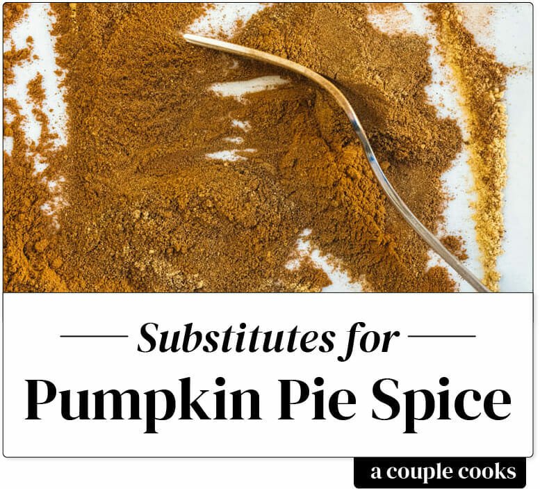 Pumpkin Pie Spice Substitute