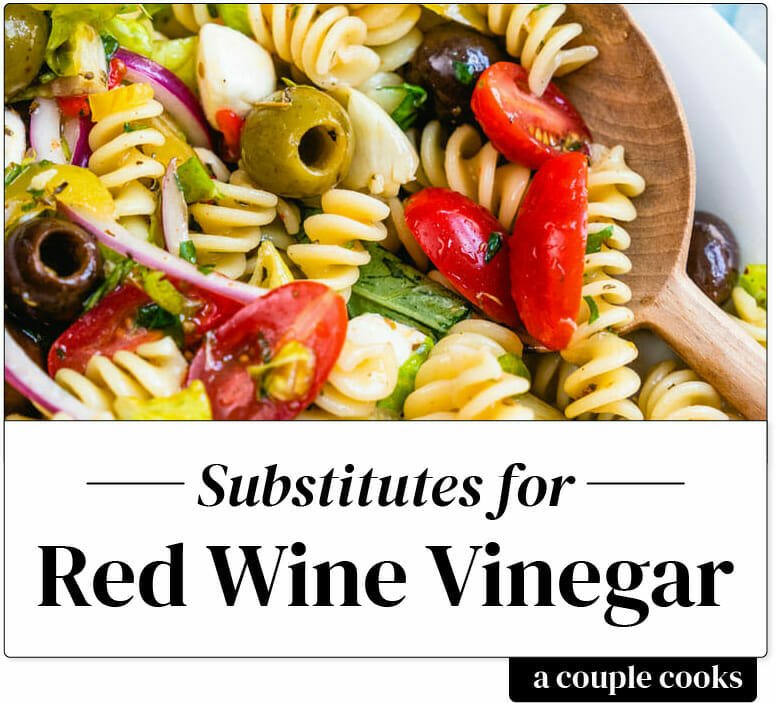 Substitute for red wine vinegar