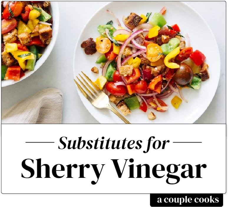 Substitute for sherry vinegar