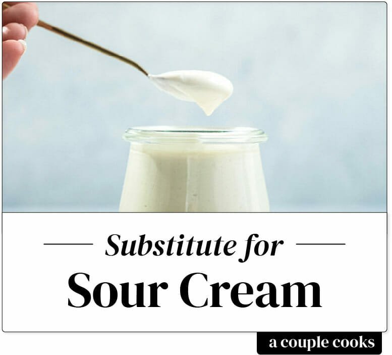 Substitute for sour cream