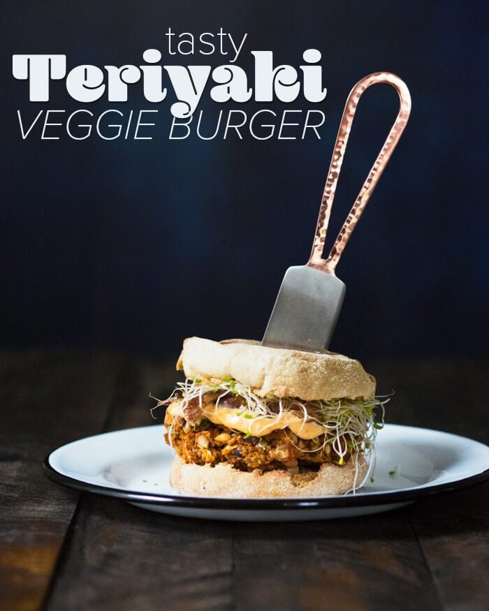Delicious veggie burger teriyaki |  A couple is cooking